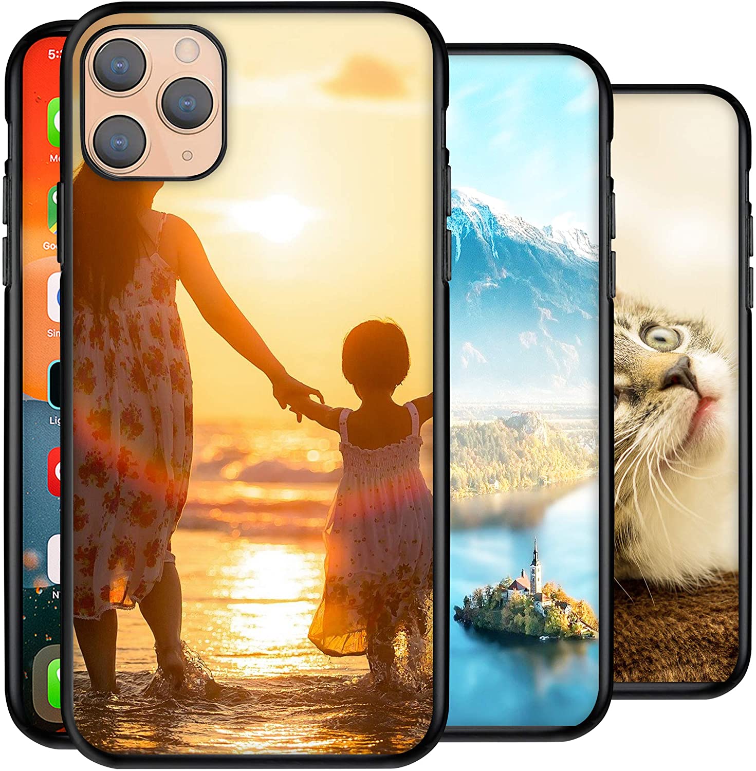 Personalised iPhone Case, Add Your Text, Picture, Designs, Business Logo with high Quality Print - Image 2