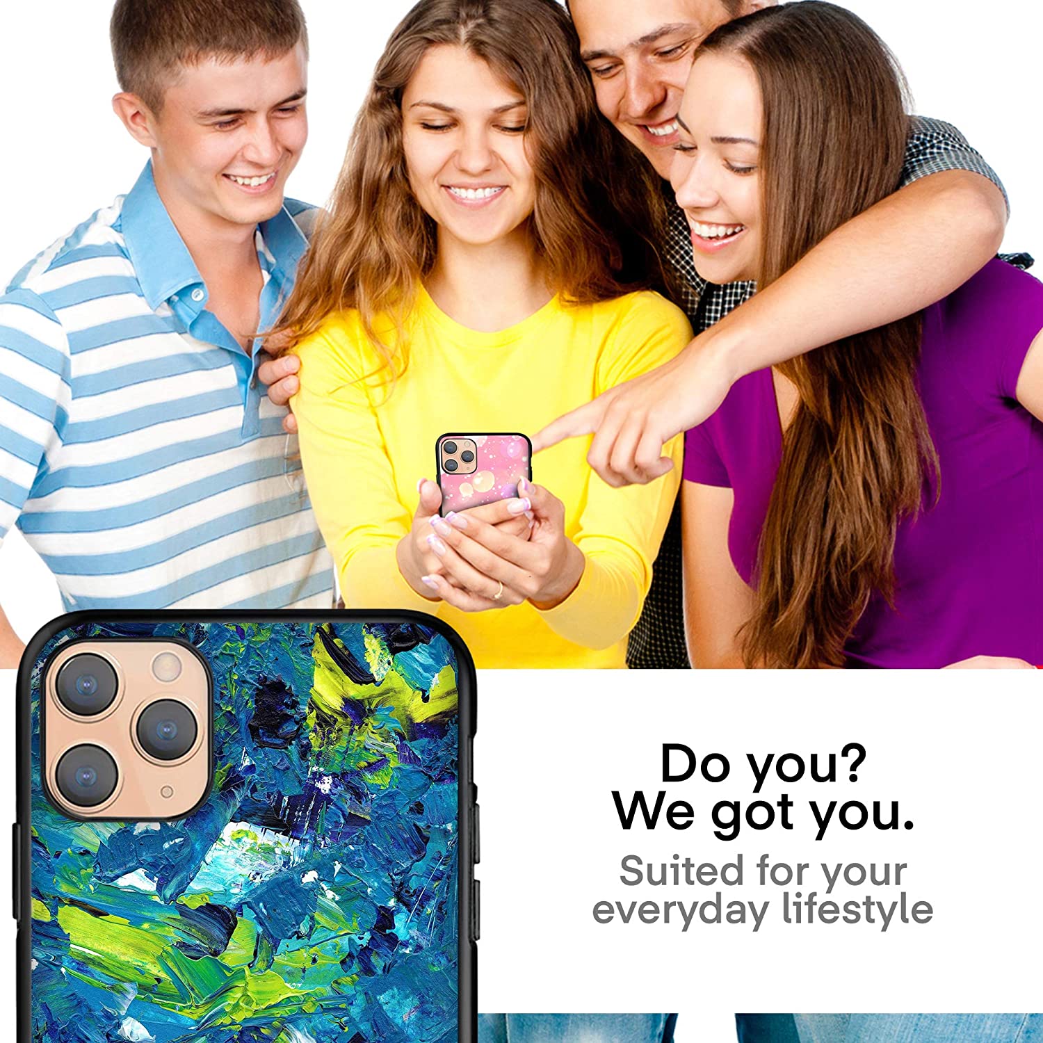 Personalised iPhone Case, Add Your Text, Picture, Designs, Business Logo with high Quality Print - Image 3